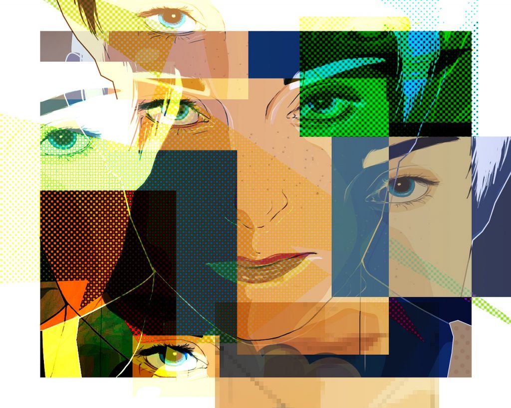 Pop art na fototapecie